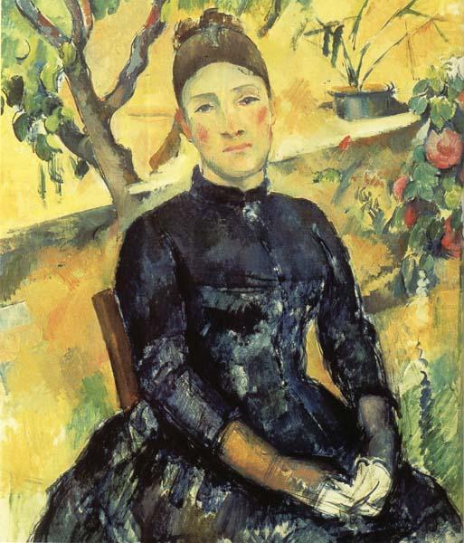 Paul Cezanne Madame Cezanne dans la serre china oil painting image
